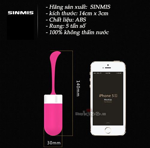 Kho sỉ Trứng rung điều khiển xa Sinmis Fairy giá tốt Kho sỉ Trứng rung điều khiển xa Sinmis Fairy giá tốt