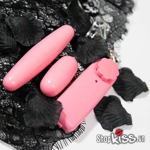 Pink Double Vibrating Egg Affordable Powerful Self-Pleasure Toy
