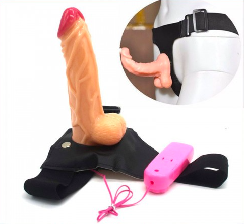 Dương Vật Giả Baile Rỗng Ruột Rung Nhiều Chế Độ Dây Đeo 