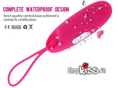 Aphojoy Rechargeable Egg Vibrator 7 Modes Waterproof Pink, Purple