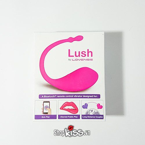 Trứng rung Lush Lovense chính hãng điều khiển smartphone an toàn