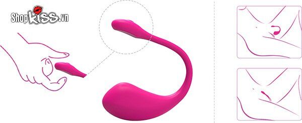 Trứng rung Lush Lovense chính hãng smart điều khiển tiện lợi