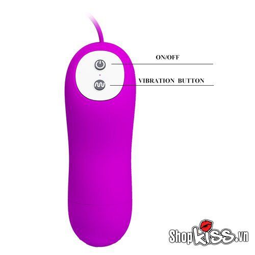 Trứng rung Prettylove Eunice 12 tần số mềm mịn cho nữ Trứng rung Prettylove Eunice 12 tần số mềm mịn cho nữ