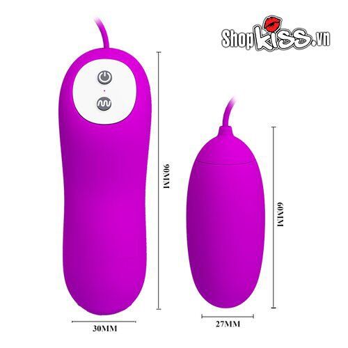 Trứng rung Prettylove Eunice 12 tần số mềm mịn cho nữ Trứng rung Prettylove Eunice 12 tần số mềm mịn cho nữ