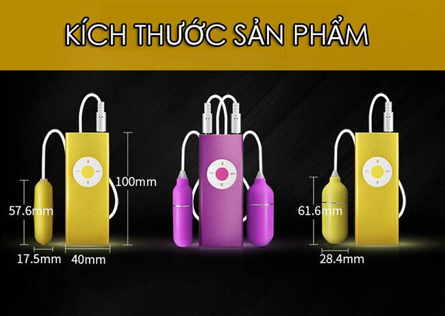 Trứng rung đa tần đôi Leten kích thích nhũ hoa siêu mạnh