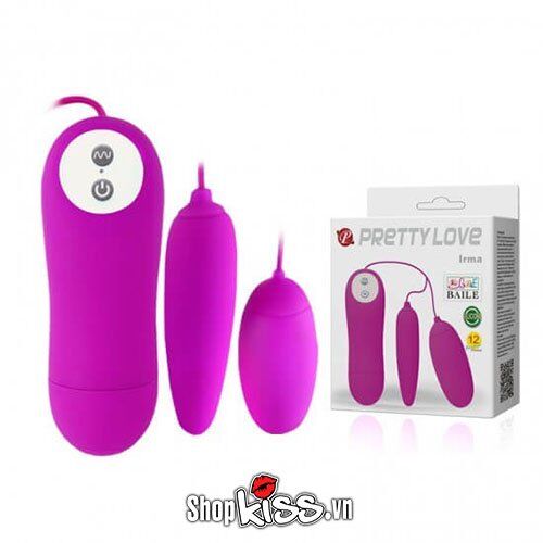  Sỉ Trứng rung massage điểm G cao cấp Prettylove 2 đầu giá sỉ