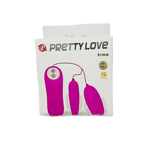 Trứng rung massage điểm G Prettylove 2 đầu đa chế độ sướng tột đỉnh 