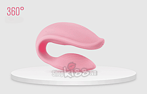 Trứng rung Love 2U điều khiển xa silicone chống nước kích thích G 