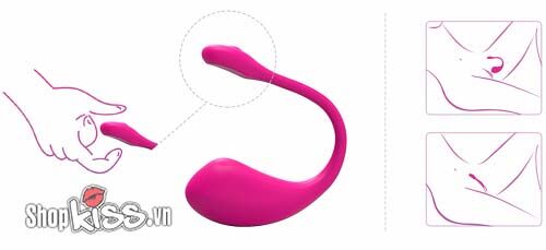 Lovense Lush 2 Trứng Rung Cao Cấp Kích Thích Điểm G Điều Khiển App