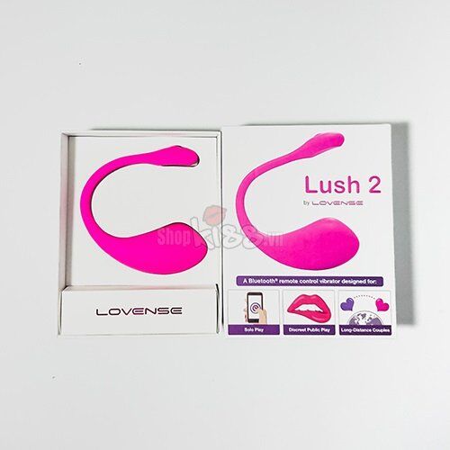 Lovense Lush 2 Trứng Rung Cao Cấp Kích Thích Điểm G Điều Khiển App