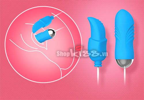 Trứng rung hai đầu thụt Leten siêu mạnh kích thích âm đạo nữ