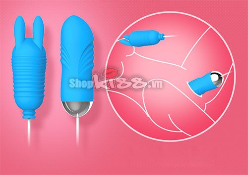 Trứng rung hai đầu thụt Leten siêu mạnh kích thích âm đạo nữ