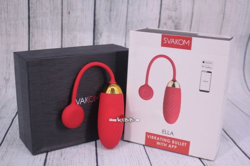 Trứng Rung Svakom Ella Chính Hãng Mỹ Sextoy Cao Cấp Siêu Mềm