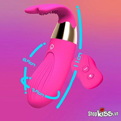 Whale Remote-Controlled Warming Vibrating Egg for Women