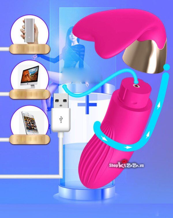  Cửa hàng bán Trứng rung Cá Voi điều khiển remote có sưởi ấm hàng xách tay