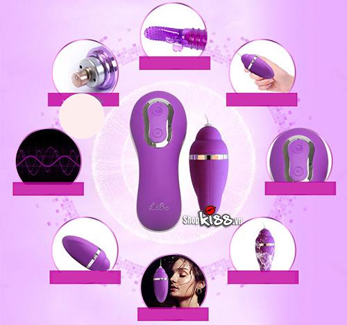 Trứng rung hai đầu Libo dành cho les siêu sướng chất lượng