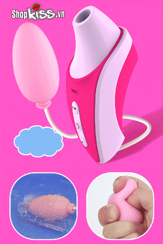  Bỏ sỉ Máy bú mút kèm trứng rung 3 đầu Leten loại tốt