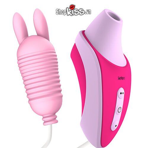  Bỏ sỉ Máy bú mút kèm trứng rung 3 đầu Leten loại tốt