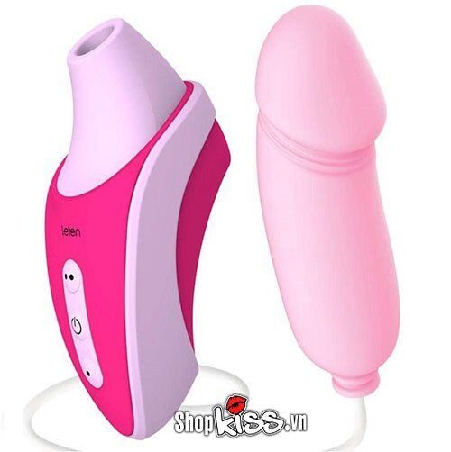  Bỏ sỉ Máy bú mút kèm trứng rung 3 đầu Leten loại tốt