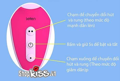  Bỏ sỉ Máy bú mút kèm trứng rung 3 đầu Leten loại tốt