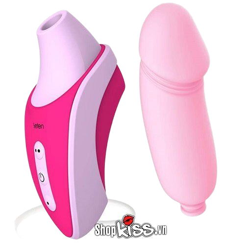 Máy bú mút trứng rung Leten 3 đầu massage điểm G nhũ hoa 