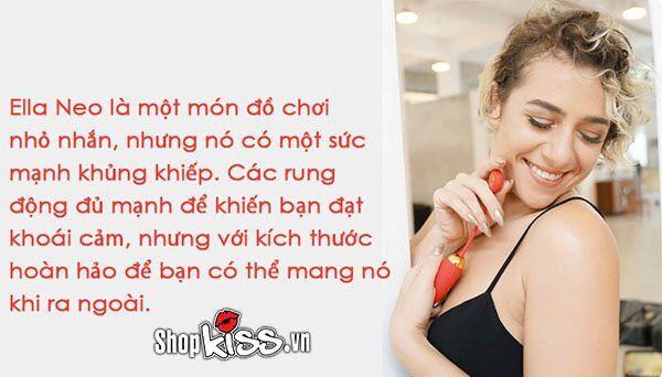 Trứng rung thông minh Svakom Ella Neo kết nối điện thoại tiện lợi