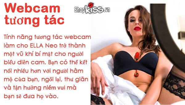 Trứng rung thông minh Svakom Ella Neo kết nối điện thoại tiện lợi