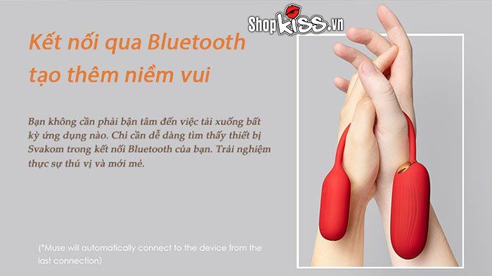  Đánh giá Trứng rung tình yêu 2 đầu theo điệu nhạc Svakom MUSE chính hãng loại tốt