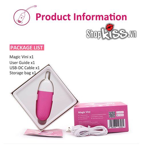 Trứng Rung Magic Vini Kích Thích G Điều Khiển Qua App Tiện Dụng