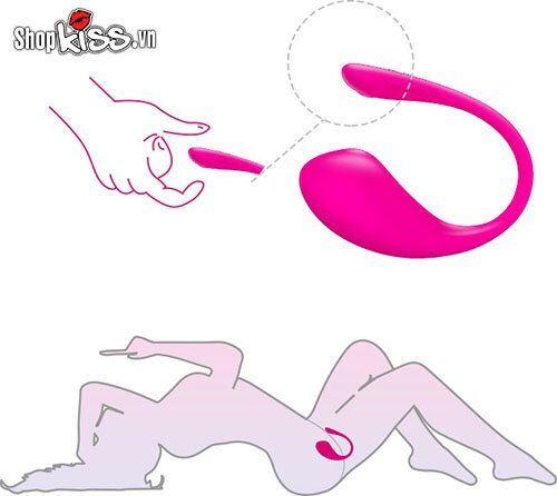 Trứng rung tình yêu Lovense Lush 3 kích thích điểm G nữ rung nhanh