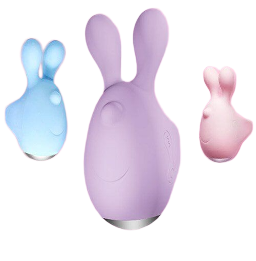 Trứng rung đầu thỏ đeo ngón tay Jupin silicone massage âm vật nữ giới 