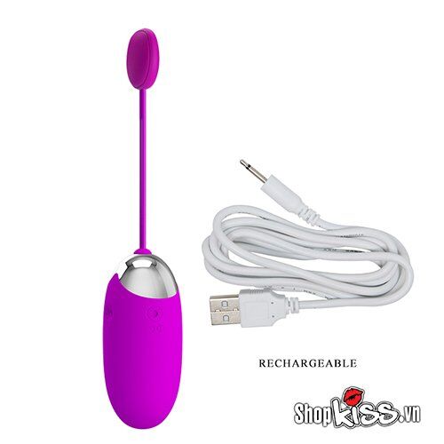 Trứng rung đa tần điều khiển từ xa Pretty Love Abner cao cấp