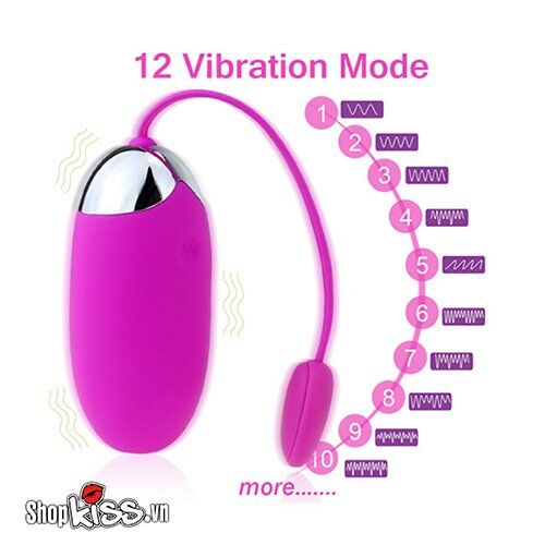 Trứng rung đa tần điều khiển từ xa Pretty Love Abner cao cấp