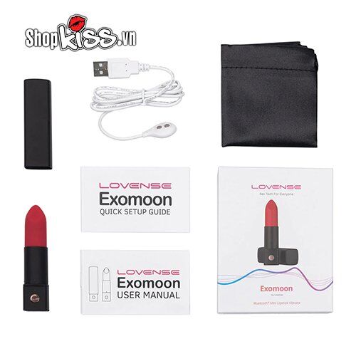 Thanh rung thỏi son Lovense Exomoon điều khiển xa qua app