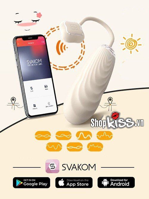 Review Trứng rung cao cấp kết nối qua app Svakom Aravinda cao cấp Review Trứng rung cao cấp kết nối qua app Svakom Aravinda cao cấp