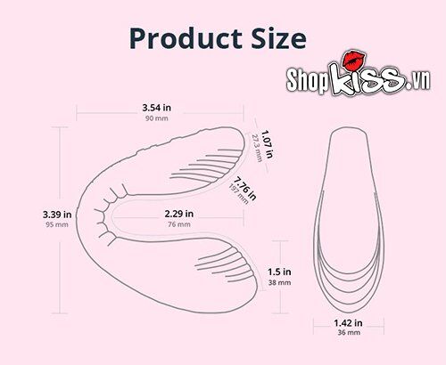 Trứng Rung Lovense Dolce App Điều Khiển Kích Thích Điểm G Cực Phê