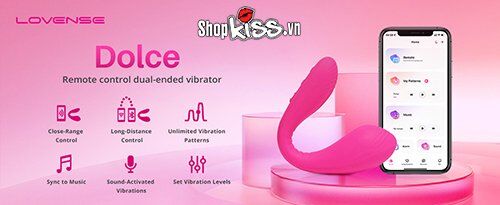 Trứng rung Lovense Dolce massage điểm G âm vật điều khiển app