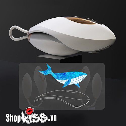 Trứng rung hai đầu Whale Tide Queen điều khiển từ xa kích thích