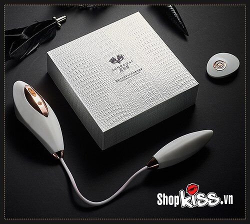 Trứng rung hai đầu Whale Tide Queen điều khiển từ xa kích thích