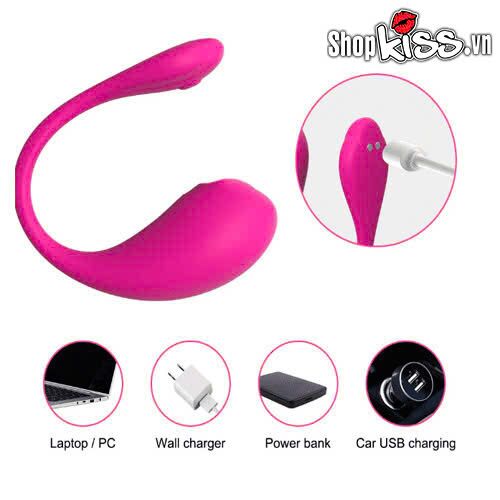 Trứng rung massage Lushy Jumping Eggs điều khiển app, kích thích điểm G âm vật