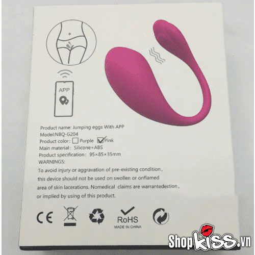 Giá sỉ Trứng rung massage điểm G và âm vật Lushy Jumping Eggs – Điều khiển qua app nhập khẩu Giá sỉ Trứng rung massage điểm G và âm vật Lushy Jumping Eggs – Điều khiển qua app nhập khẩu