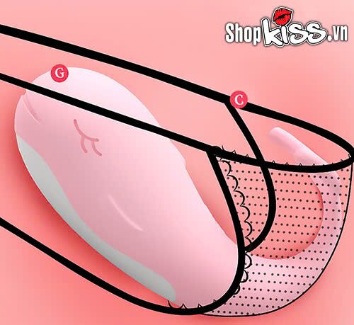 Trứng rung cá voi Little Whale massage điểm G rung 10 chế độ