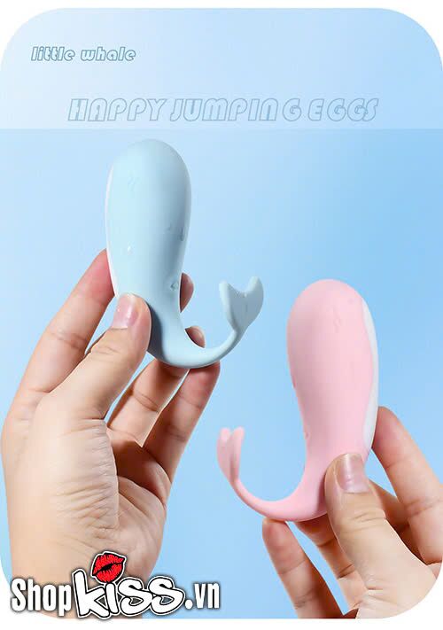 Trứng rung cá voi Little Whale massage điểm G rung 10 chế độ