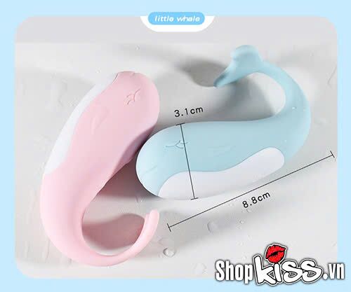 Trứng rung cá voi Little Whale massage điểm G rung 10 chế độ