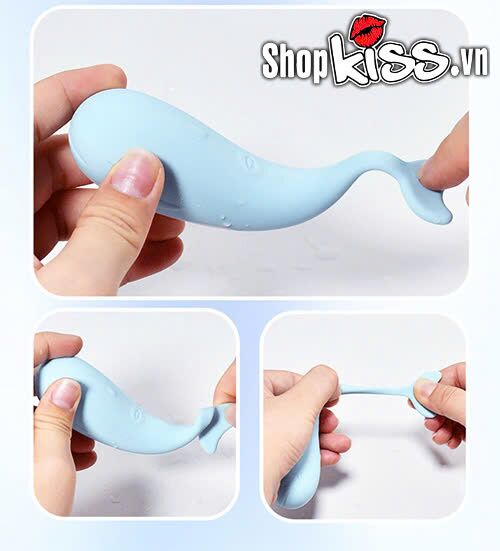 Trứng rung cá voi Little Whale massage điểm G rung 10 chế độ