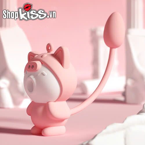 Máy rung hút 2 đầu Libo ngụy trang mèo dễ thương sạc USB