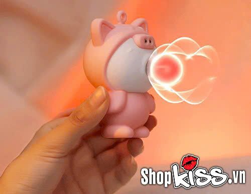 Máy rung hút 2 đầu Libo ngụy trang mèo dễ thương sạc USB