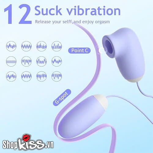 Trứng rung massage điểm G âm vật Lilo Magic Box C silicone an toàn