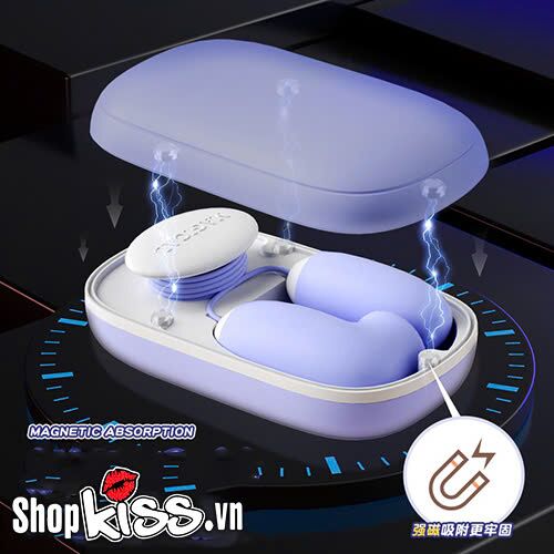 Trứng rung massage điểm G âm vật Lilo Magic Box C silicone an toàn