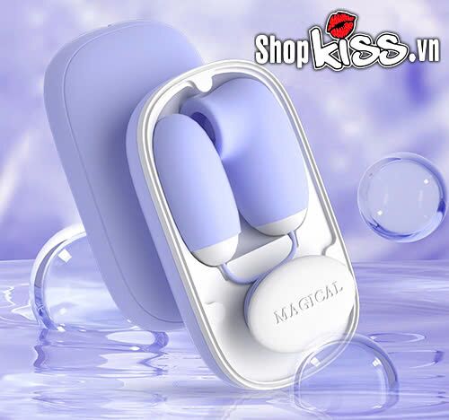 Trứng rung massage điểm G âm vật Lilo Magic Box C silicone an toàn